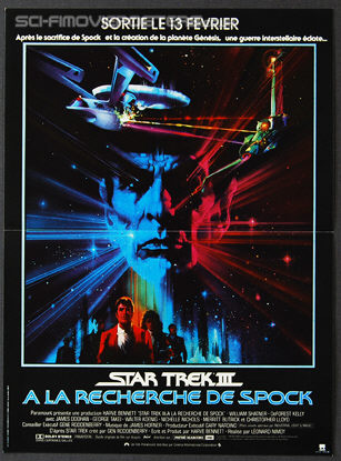 Star Trek III: The Search for Spock (1984) - Original French Movie Poster