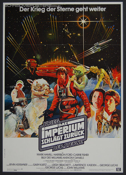 Star Wars: The Empire Strikes Back (1980) - Original French Movie Poster