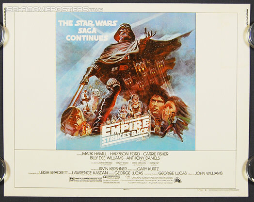 Star Wars: The Empire Strikes Back (1980) B - Original US Half Sheet Movie Poster