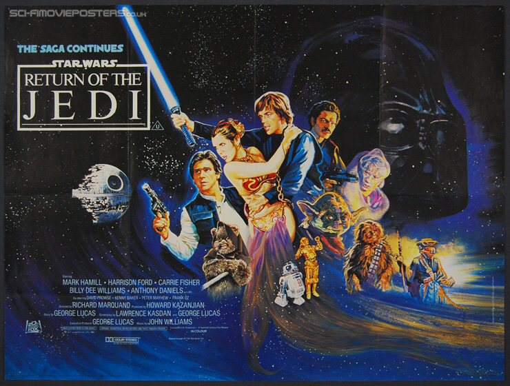 Star Wars: Return of the Jedi (1983) - Original British Quad Movie Poster