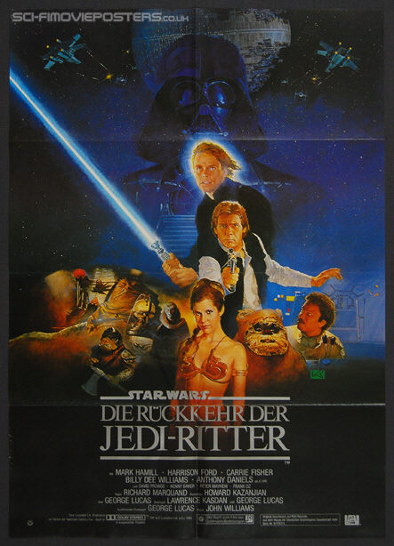 Star Wars: Return of the Jedi (1983) - Original German Movie Poster