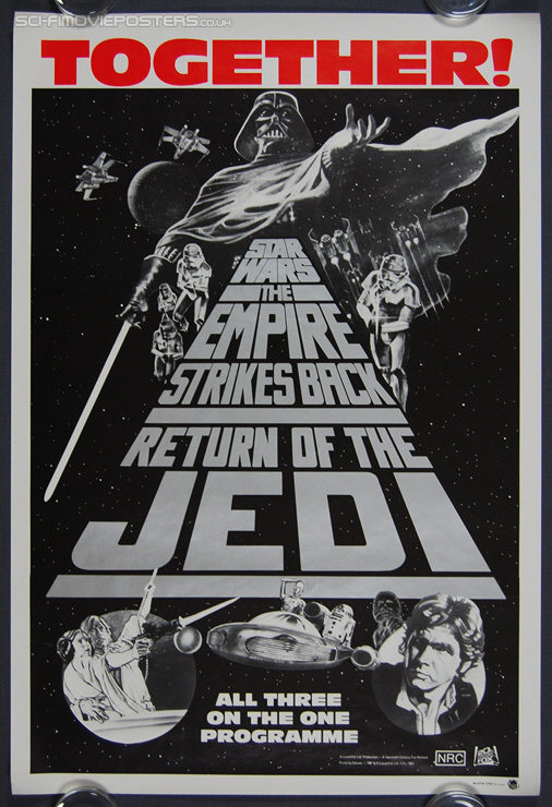 Star Wars Trilogy (1985) 'Together' - Original Australian One Sheet Movie Poster