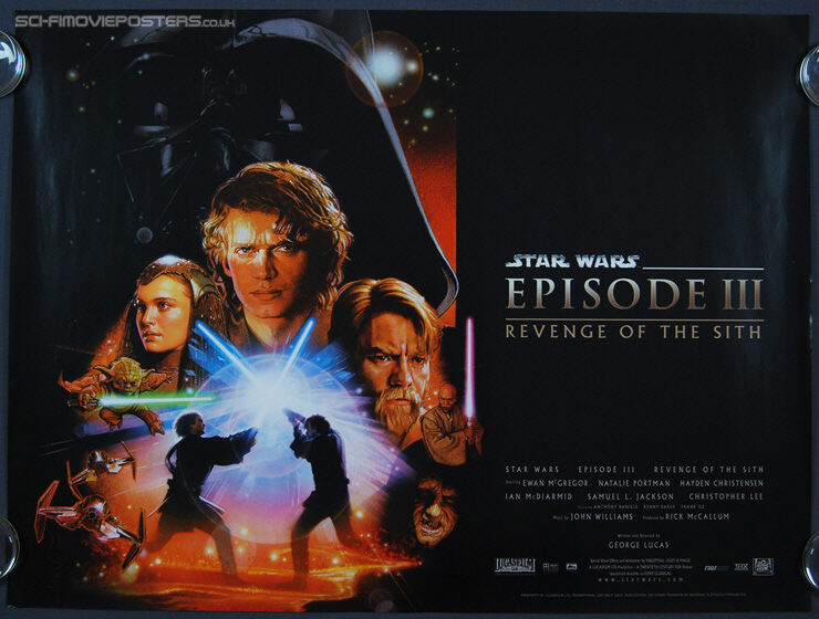 Star Wars: Episode III - Revenge of the Sith (2005) - Original British Quad Movie Poster
