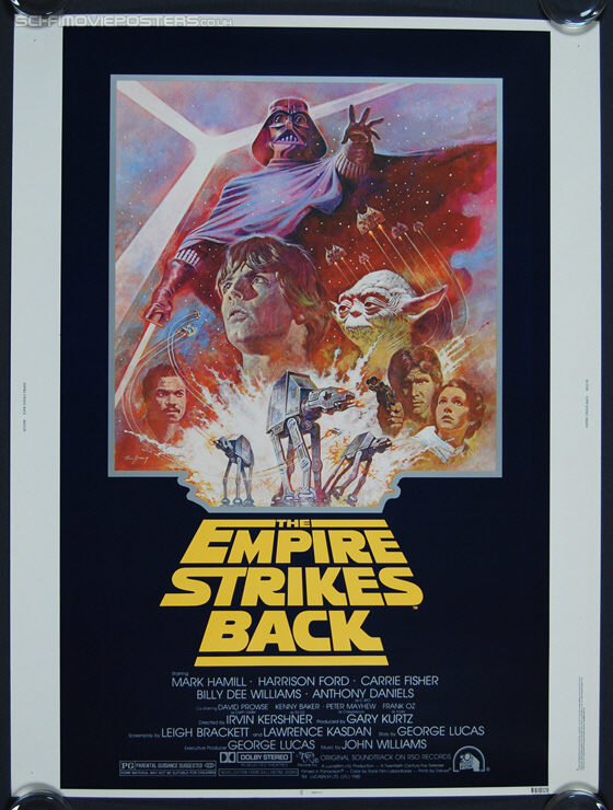 Star Wars: The Empire Strikes Back (1980) Re-release 1981 - Original US One Sheet Movie Poster