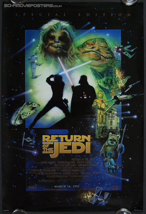 Star Wars: Return of the Jedi (1983) Special Edition 1997 'E' (March 14) - Original US One Sheet Movie Poster