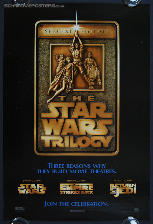 Star Wars Trilogy: Special Edition (1997) Advance 'F' (March 14) - Original US One Sheet Movie Poster