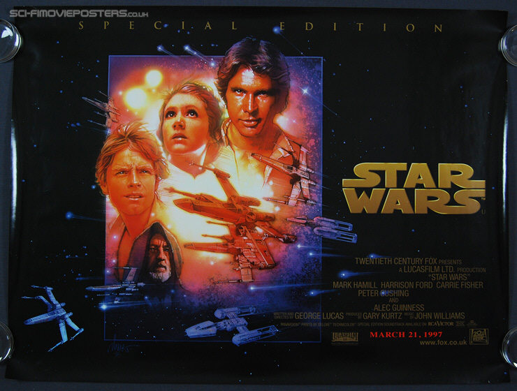 Star Wars (1977) Special Edition 1997 - Original British Quad Movie Poster