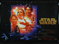 Star Wars (1977) Special Edition 1997 - Original British Quad Movie Poster