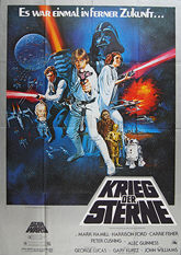 Star Wars (1977 - Original Large German Movie Poster