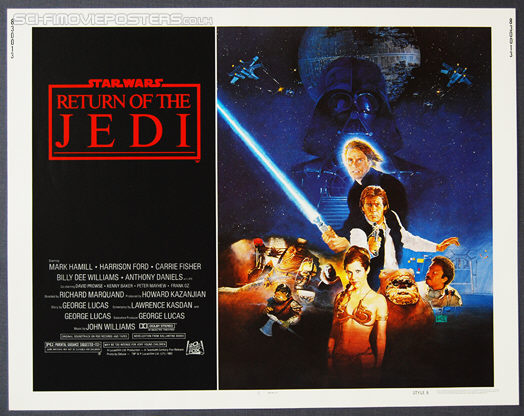 Star Wars: Return of the Jedi (1983) - Original US Half Sheet Movie Poster