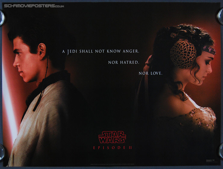 Star Wars: Episode II - Attack of the Clones (2002) Advance - Original British Quad Movie Poster