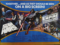 Star Wars / The Empire Strikes Back (1980) 'Together' - Original British Quad Movie Poster