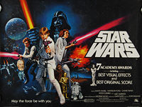 Star Wars (1977) - Original British Quad Movie Poster