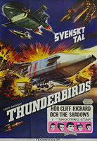 Thunderbirds Are Go (1966) - Original Swedish Movie Poster