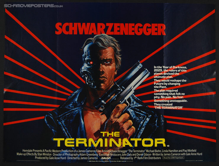 Terminator, The (1984) - Original British Quad Movie Poster