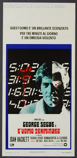 Terminal Man, The (1974) - Original Italian Movie Poster