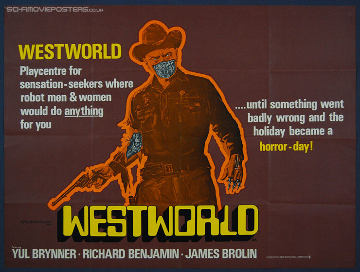 Westworld (1973) - Original British Quad Movie Poster