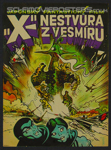 X from Outer Space, The (Uchu Daikaijû Girara) (1967) - Original Czech Movie Poster