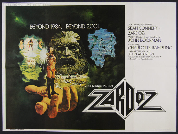 Zardoz (1974) - Original British Quad Movie Poster